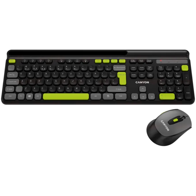 CANYON HSET-W5 EN Keyboard+Mouse AAA+AA Wireless Black — image 2