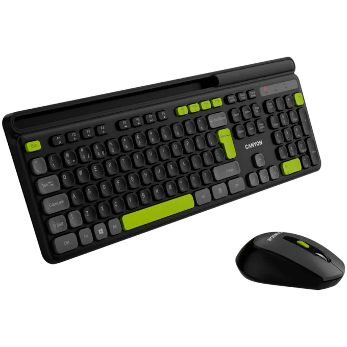 CANYON HSET-W5 EN Keyboard+Mouse AAA+AA Wireless Black — image 4