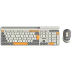 CANYON HSET-W5 EN Keyboard+Mouse AAA+AA Wireless Beige