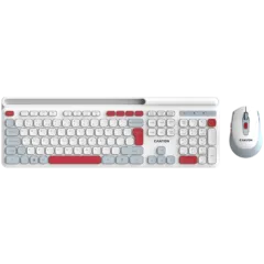 CANYON HSET-W5 EN Keyboard+Mouse AAA+AA Wireless White