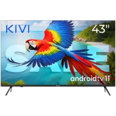 43', UHD, Android TV 11, Black, 3840x2160, 60 Hz, Sound 2x12W, 53 kWh/1000h , BT5.1, HDMI ports 4, 24 months