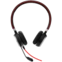 JABRA EVOLVE 40 MS Stereo USB Headband, Noise cancelling, USB and 3.5 jack connectivity, with mute-button and volume control on the cord, Busylight , Discret boomarm, Microsoft optimized