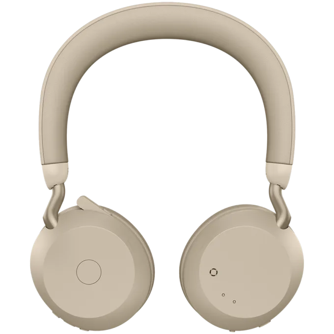 JABRA EVOLVE2 75, Link380a MS Stereo Beige, EVOLVE2 75 headset Beige MS, Link 380 BT adapter USB-A MS,1.2m USB-C to USB-A cable, carry pouch, warranty and warning (safety leaflets) — image 2