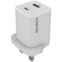 CANYON charger CU45AC GaN 45W 1xPD 1xQC UK White