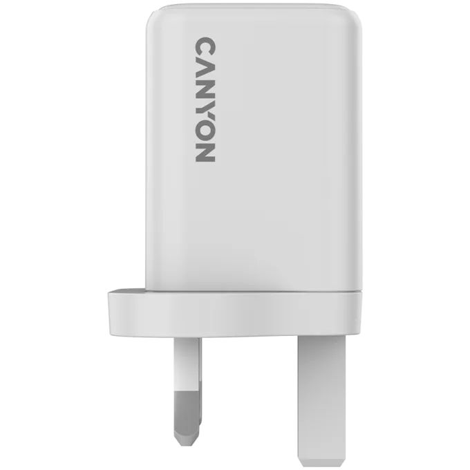 CANYON charger CU45AC GaN 45W 1xPD 1xQC UK White — image 2
