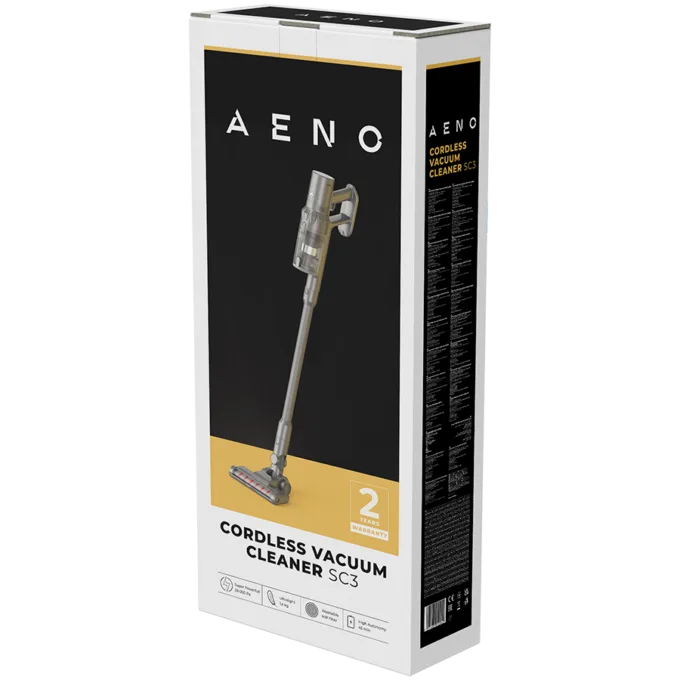 AENO Cordless vacuum cleaner SC3: electric turbo brush, LED lighted brush, resizable and easy to maneuver, 250W — image 4