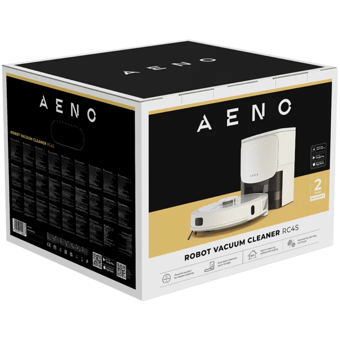 AENO Robot Vacuum Cleaner RC4S: wet & dry cleaning, smart control AENO App, HEPA filter, 2-in-1 tank — image 17