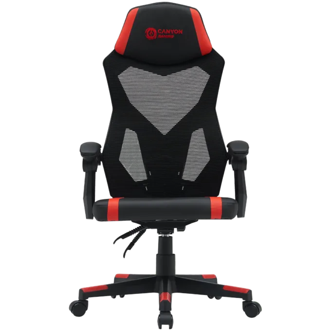 CANYON gaming chair Flow MCH01 Mesh Black Red — image 1