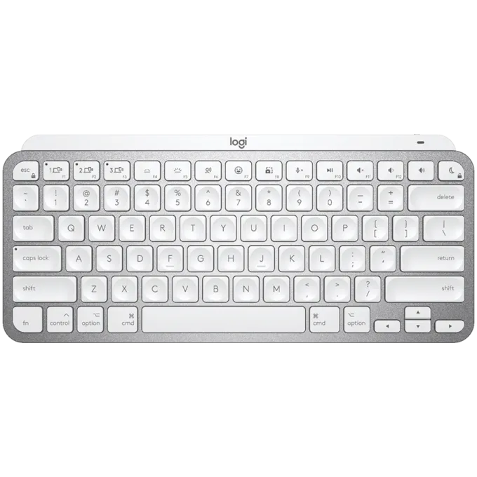 LOGITECH MX Keys Mini For MAC Bluetooth Illuminated Keyboard - PALE GREY - NORDIC — image 1