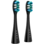 AENO Replacement toothbrush heads, Black, Dupont bristles, 2pcs in set (for ADB0002S/ADB0001S)