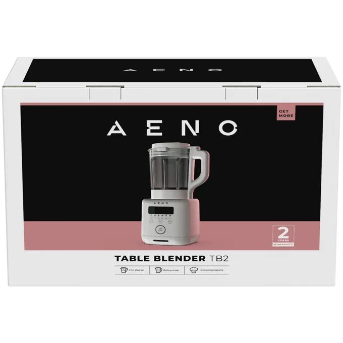 AENO Table Blender-Soupmaker TB2: 800W, 35000 rpm, boiling mode, high borosilicate glass cup, 1.75L, 6 automatic programs, preset time, LED-display — image 2