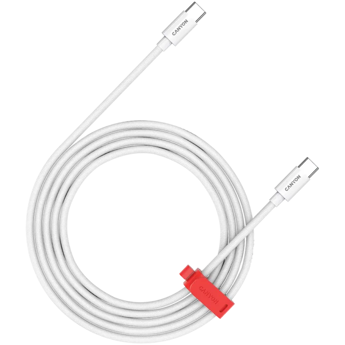 CANYON cable CC60AB C-C 60W Braided 2m White — image 1