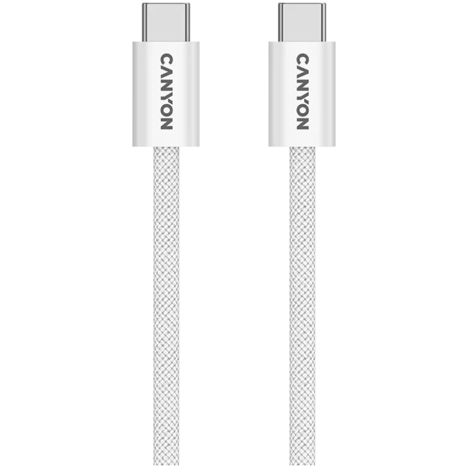 CANYON cable OnWire 60MG C-C 60W Magnet Braided 1m White — image 1