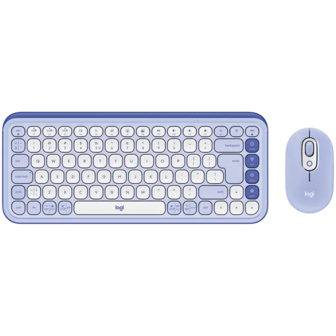 LOGITECH POP ICON COMBO - LILAC - US INT'L - BT  - INTNL-973 — image 1
