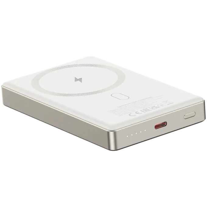 CANYON power bank OnPower 510 slim Magnetic 10000 mAh PD20W Beige — image 5