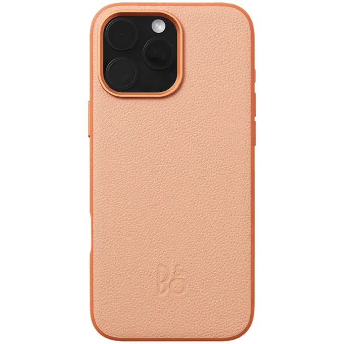 iPhone 16 Pro Max Leather Case Sunset Apricot — image 2