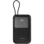 CANYON power bank OnPower 101 built-in cable 10000 mAh PD22.5W Black