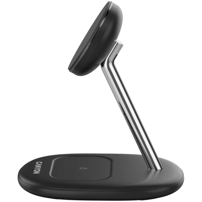 CANYON wireless charger WCS-205 15W Qi2 2in1 w/o adapter Black — image 4