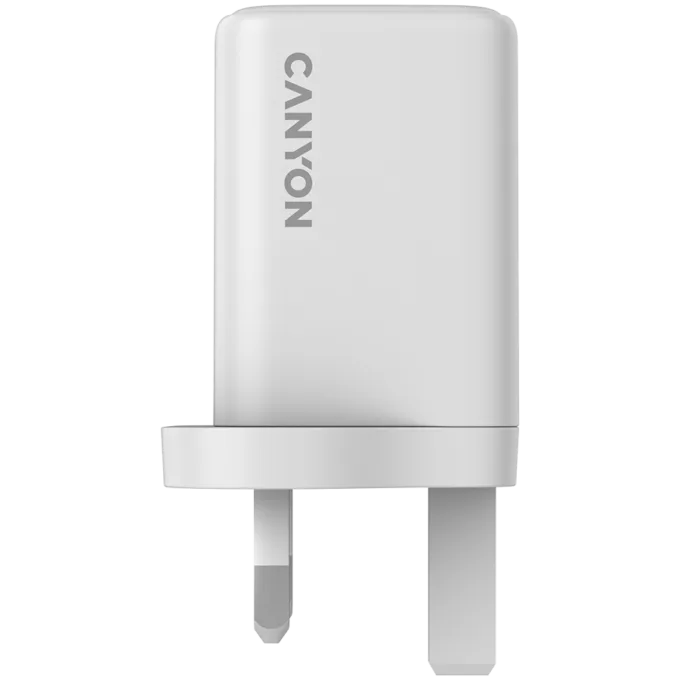 CANYON charger CU65ACC GaN 65W 2xPD 1xQC UK White — image 3