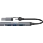 CANYON hub DS-02 4in1 USB-A/C Grey