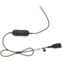 JABRA GN 1210 cord 0.8m straight QD to RJ9