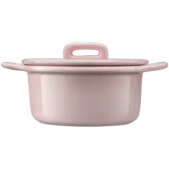 BUYDEEM Ceramic Mini Cocotte, model CT1002, color Pale Dogwood