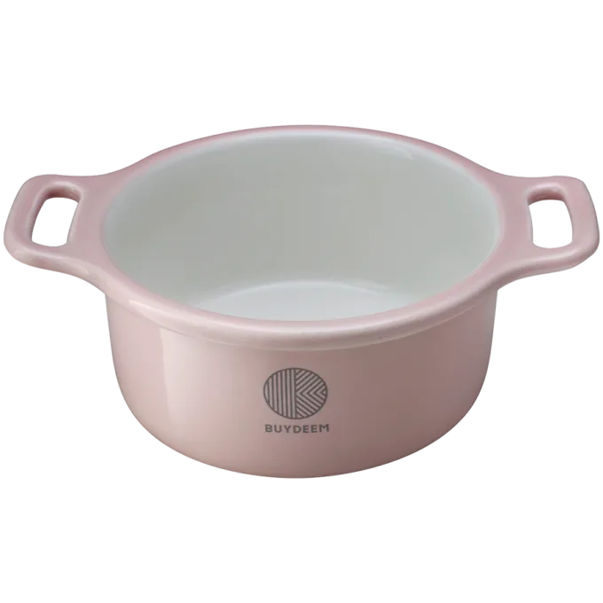 BUYDEEM Ceramic Mini Cocotte, model CT1002, color Pale Dogwood — image 2