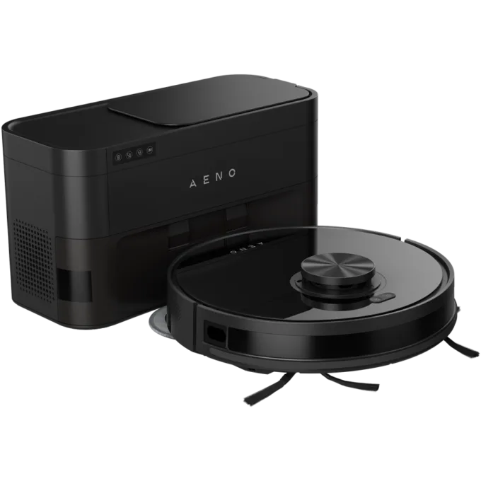 Robot Cleaner w/Dust Collector, black, 2in1 and dust tank, 4000pa, 3200mAh battery — image 4