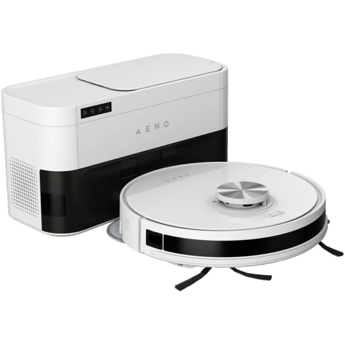 Robot Cleaner w/Dust Collector, white, 2in1 and dust tank, 4000pa, 3200mAh battery — image 4