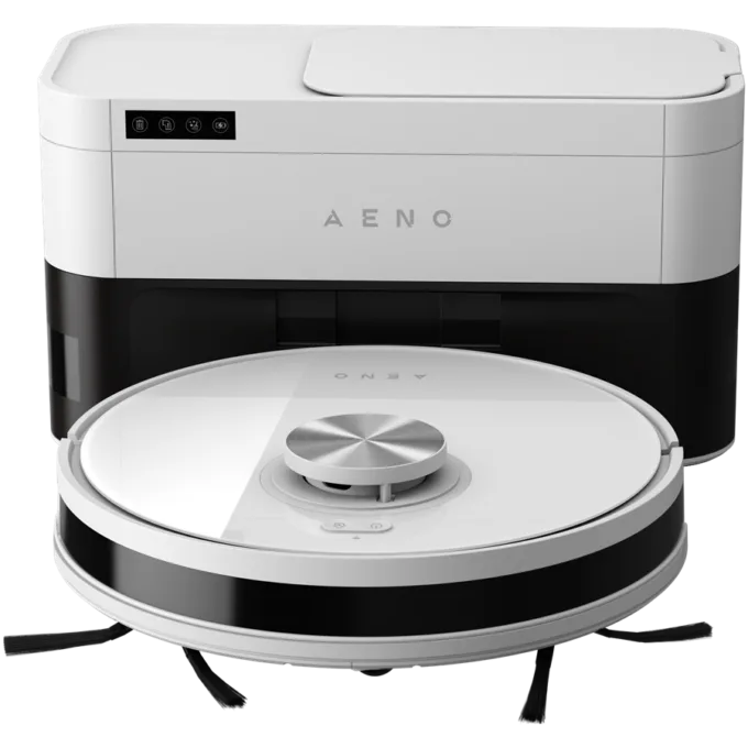 Robot Cleaner w/Dust Collector, white, 2in1 and dust tank, 4000pa, 3200mAh battery — image 5