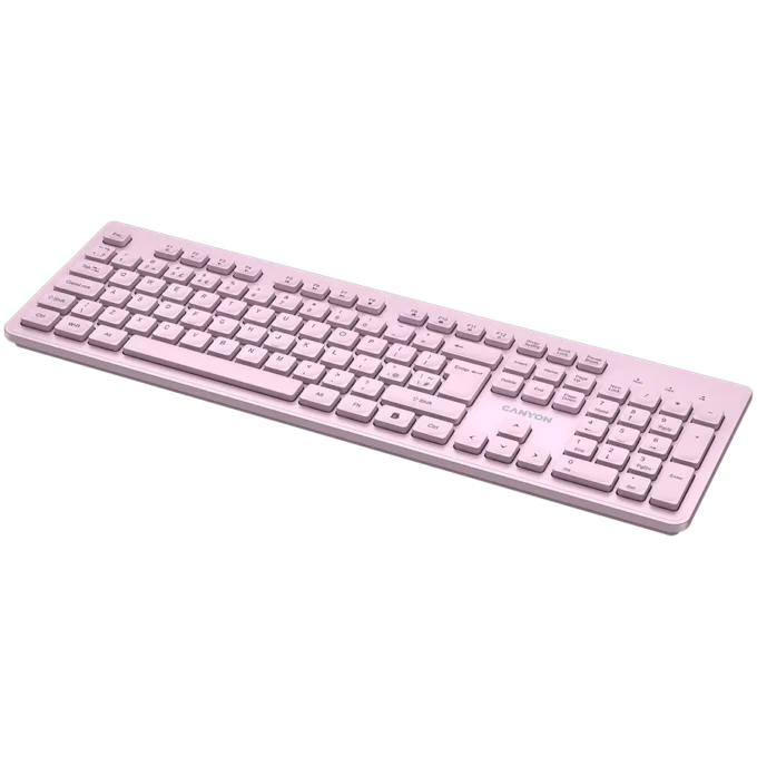 CANYON keyboard HKB-W01 UK/US AAA Wireless Pink — image 4