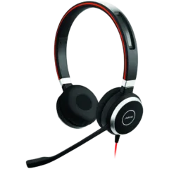 JABRA Mono headset ONLY for JABRA EVOLVE 40 UC with 3.5mm Jack  (without USB Controller), headband, discret boomarm