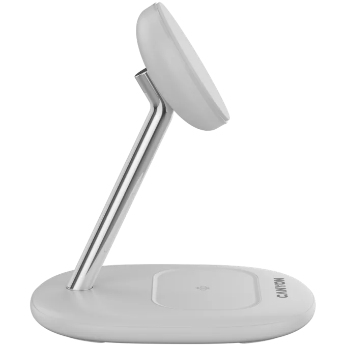CANYON wireless charger WCS-205 15W Qi2 2in1 White — image 6