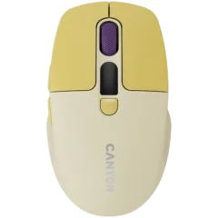 CANYON mouse MW-26 LCD Silent Dual Mode Wireless Yellow