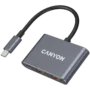 CANYON hub DS-3 3in1 USB-C Dark Grey