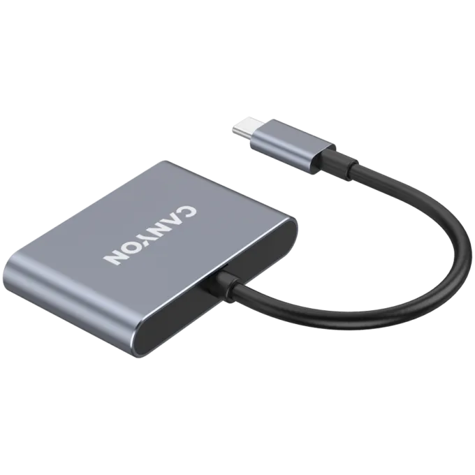 CANYON hub DS-3 3in1 USB-C Dark Grey — image 3