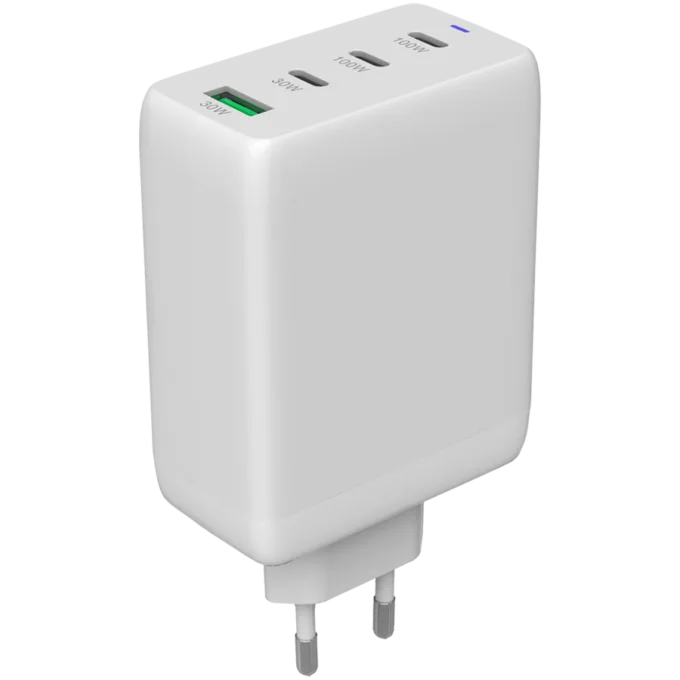 CANYON charger CU100ACC GaN 100W 3xPD 1xQC EU White — image 1