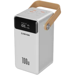 CANYON power bank OnPower 610 metal 60000 mAh PD100W White
