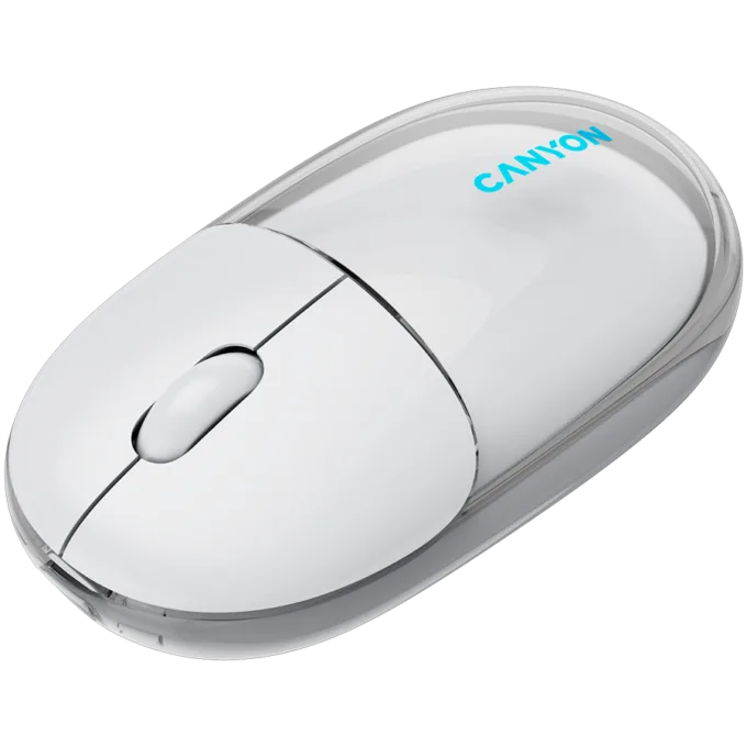 CANYON mouse OnClick 24 BT/ Wireless Transparent/White — image 5