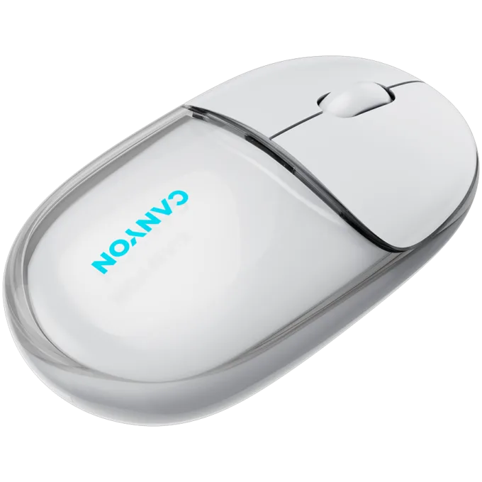 CANYON mouse OnClick 24 BT/ Wireless Transparent/White — image 6