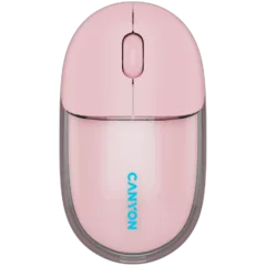 CANYON mouse OnClick 24 BT/ Wireless Transparent/Pink