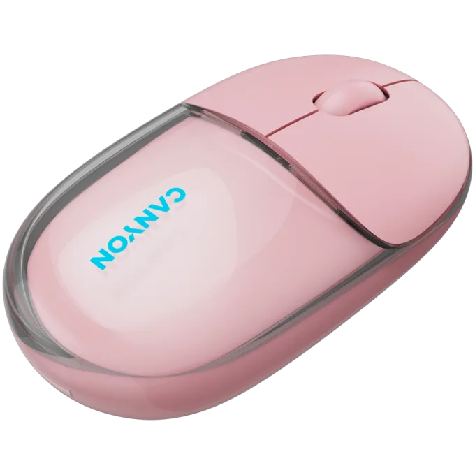 CANYON mouse OnClick 24 BT/ Wireless Transparent/Pink — image 7