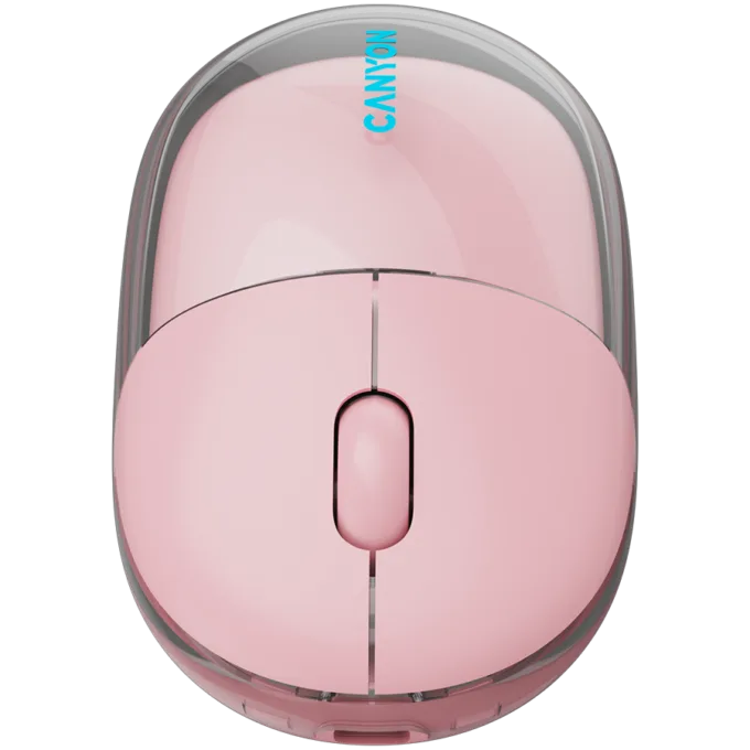 CANYON mouse OnClick 24 BT/ Wireless Transparent/Pink — image 9