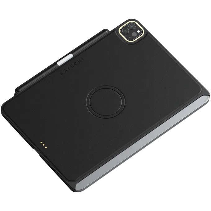 SATECHI Vegan-Leather Magnetic Case for 11'' iPad Pro (Black) — image 1