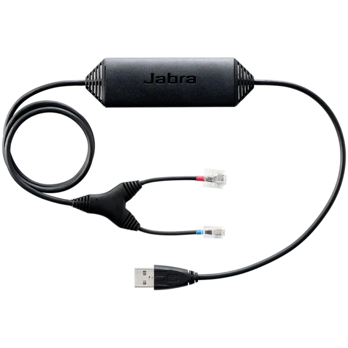 JABRA Link EHS-Adapter for 9120 DHSG, GN 93XX, PRO 94XX, PRO 920 and GO 6470  for electronically accepting calls for Nortel via USB (Nortel 1120, 1140 and 1150), connection cord supports multiuse connection between desk phone and PC — image 1