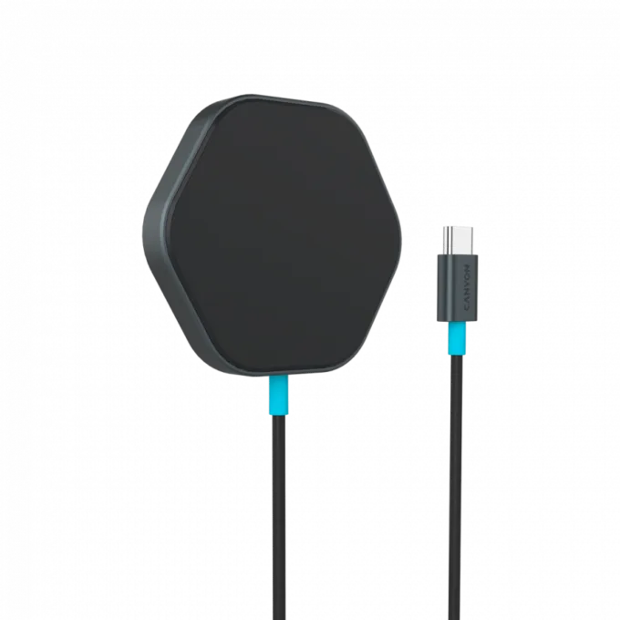 CANYON wireless charger HEXAGON 110 Dark Grey Blue — image 2