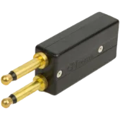 JABRA 2-prong jack PJ 327 with modular 4/4 Western socket; fi. for Lucent Callmaster (=Steck:28)