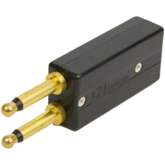JABRA 2-prong jack PJ 327 with modular 4/4 Western socket; fi. for Lucent Callmaster (=Steck:28)