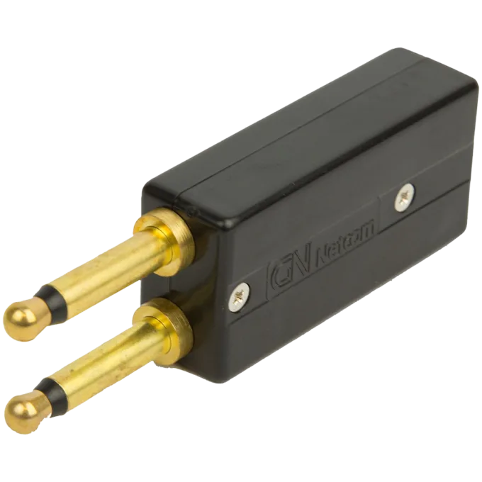 JABRA 2-prong jack PJ 327 with modular 4/4 Western socket; fi. for Lucent Callmaster (=Steck:28) — image 1