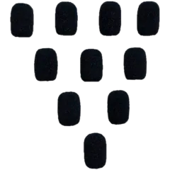 JABRA  Slim Foam Mic Covers for BlueParrott B250 Series headsets (10 pcs in bag)